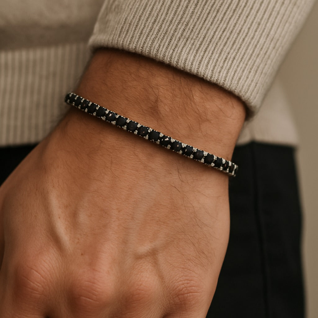 Men's Bracelets Black Diamonds