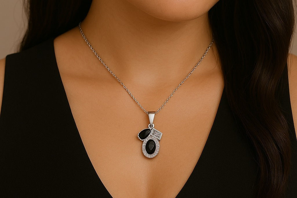 Bold in Black: Unconventional Pendant Designs