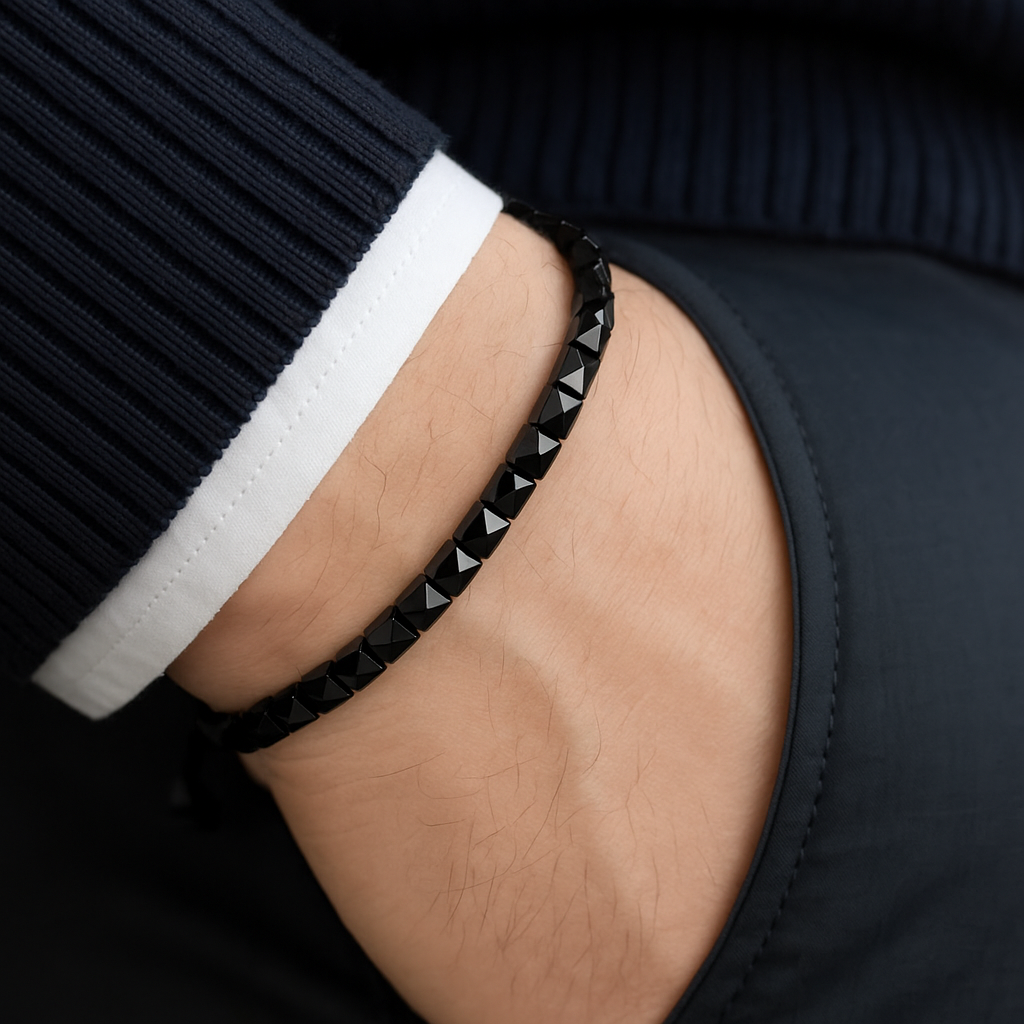 Men's Bracelets Black Diamonds
