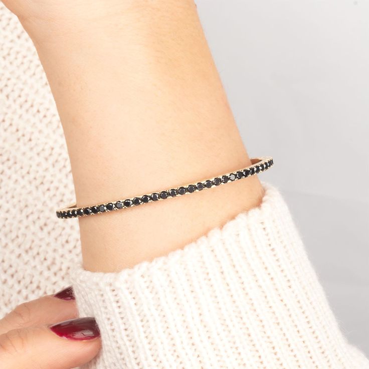 The Best Black Diamond Bracelet Styles to Own