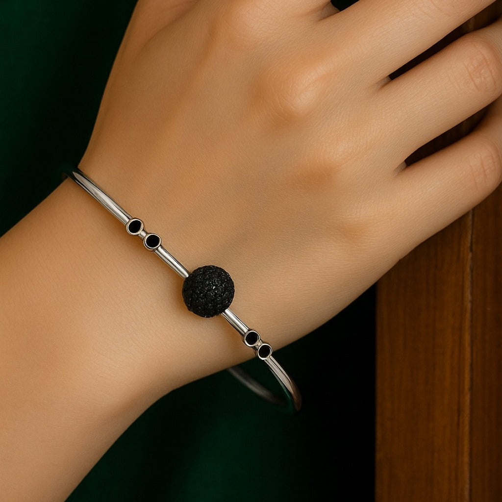 moissanite Black Diamond Accent bracelet