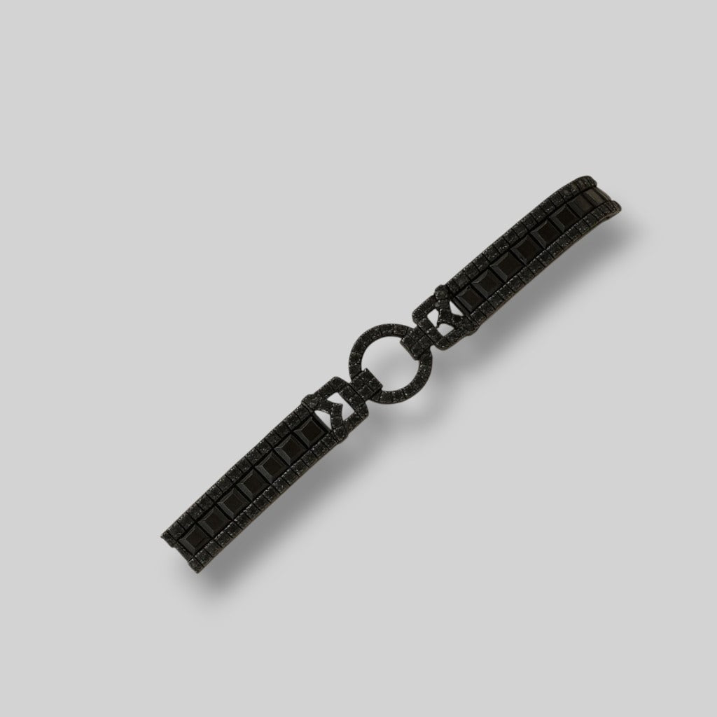 Elegant moissanite Black Diamond Bracele