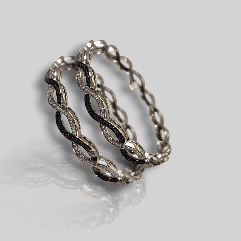 moissanite Black Diamond  Bracelet