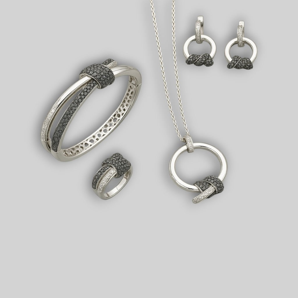 Elegant Knot-Inspired Jewelry Set